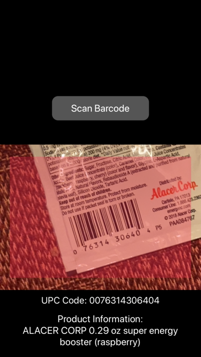 Handy Barcode Scanner screenshot 3