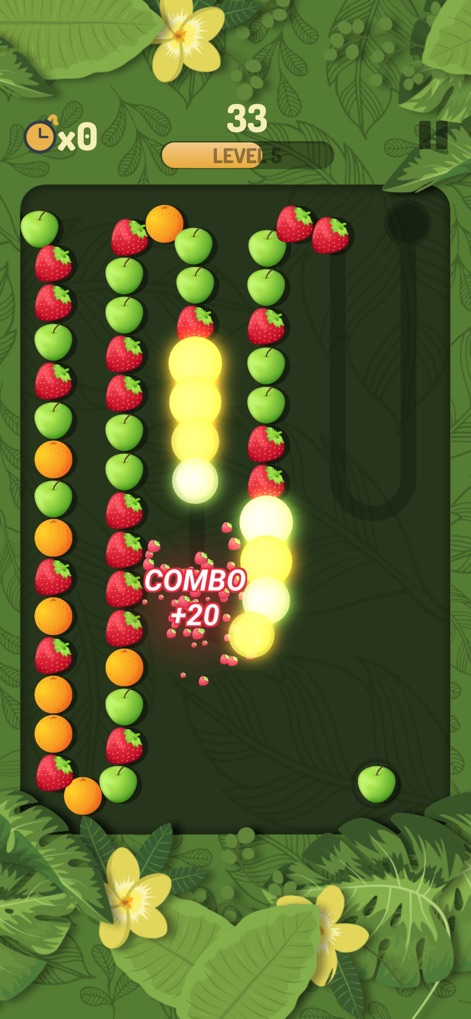 Ball Shoot! - Engage with lively puzzles featuring fresh fruit ball varieties and a lush, tropical jungle aesthetic for an immersive experience.