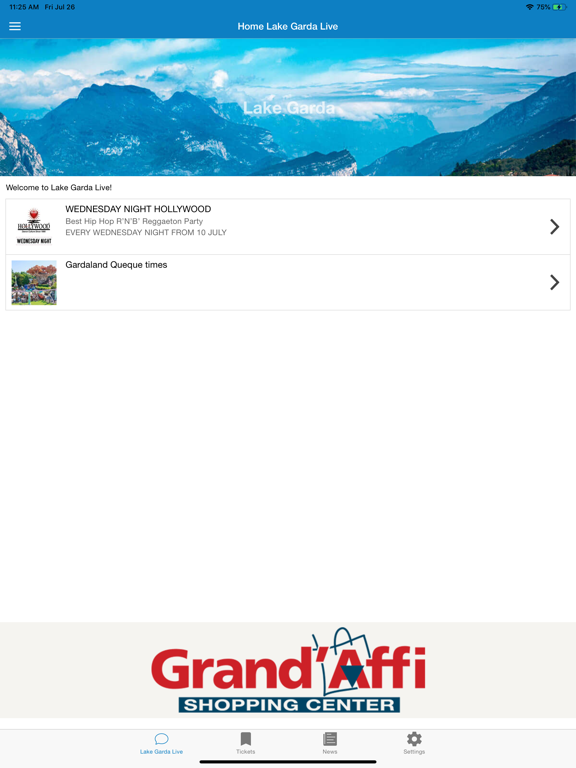 Lake Garda Live iPad screenshot