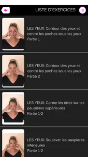 facefitness - exercice du visa iPhone Captures Décran 2