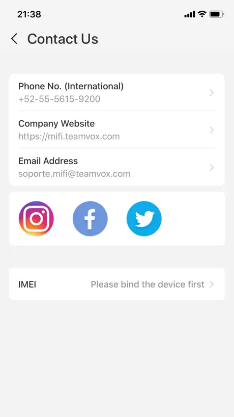 TeamVOX MiFi