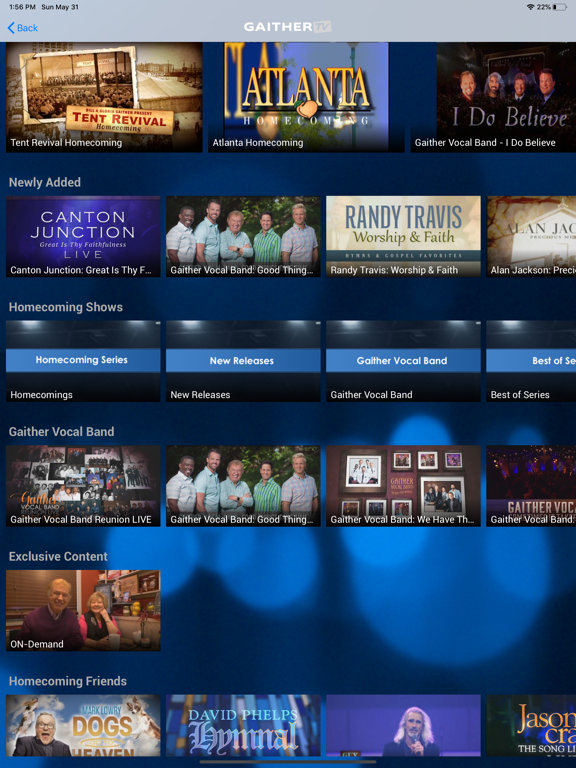 Screenshot #4 pour Gaither TV