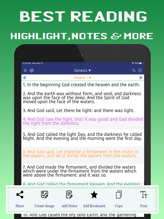 Screenshot #5 pour NKJV Bible Holy Bible Revised