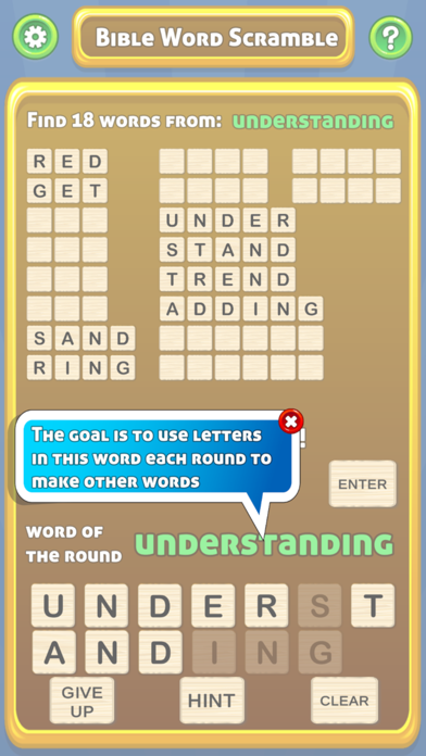 Bible Word Scramble screenshot 4