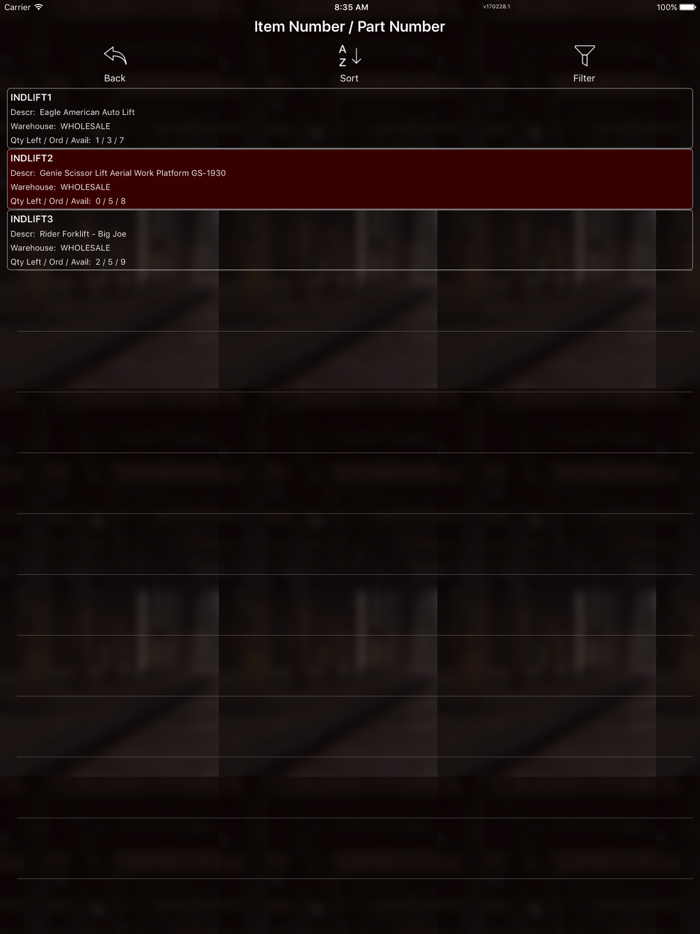 Acumatica Warehouse 2019