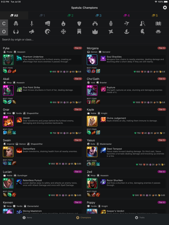 Spatula: TFT Cheat Sheet screenshot 2