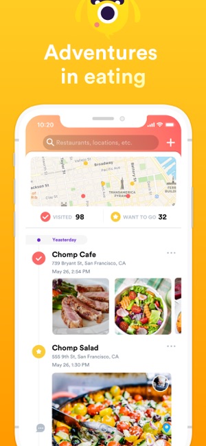 Chomp: Food Camera for Foodies(圖4)-速報App