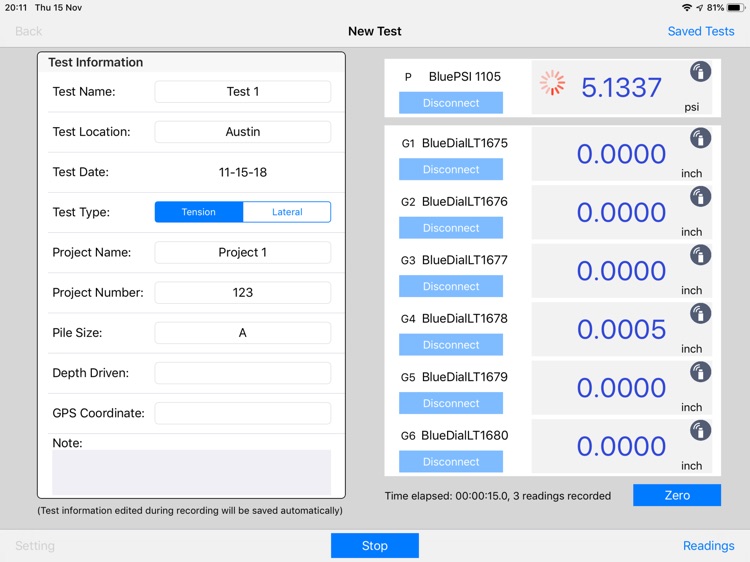 Wireless Pile Load Test screenshot-6