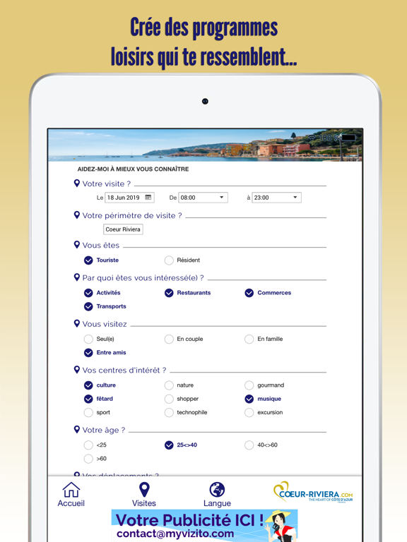 Screenshot #5 pour MyVizito Coeur Riviera