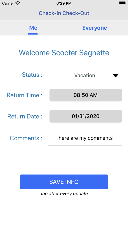 #2. Check-In Check-Out (iOS) 게시자: Scott Sagnette