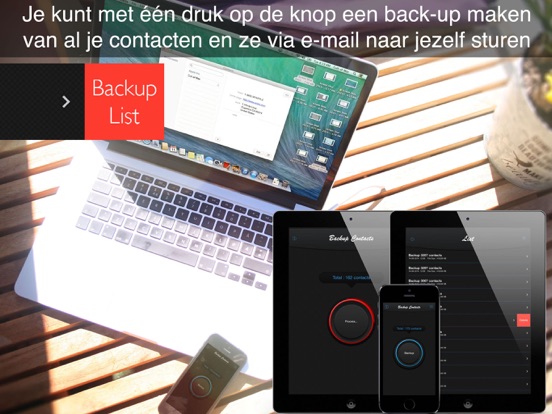 Backup Contacten iPad app afbeelding 3