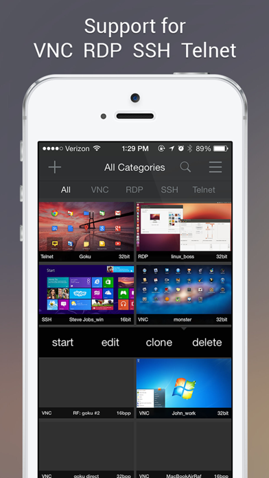 Remoter Pro (VNC, SSH & RDP)のおすすめ画像1