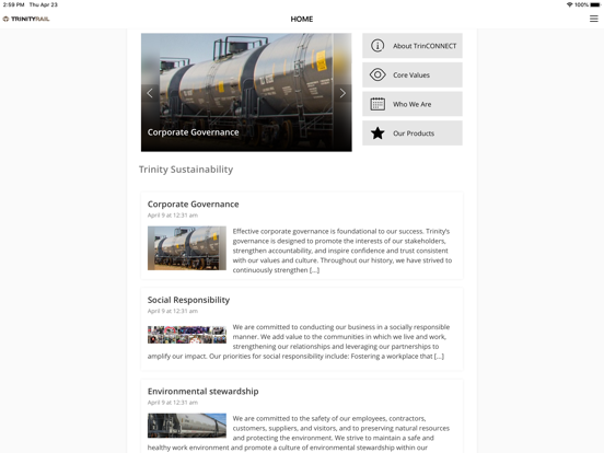 Screenshot #4 pour TrinCONNECT App