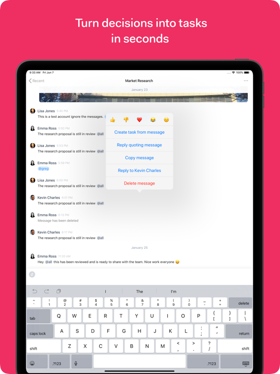 Screenshot #5 pour Teamwork Chat