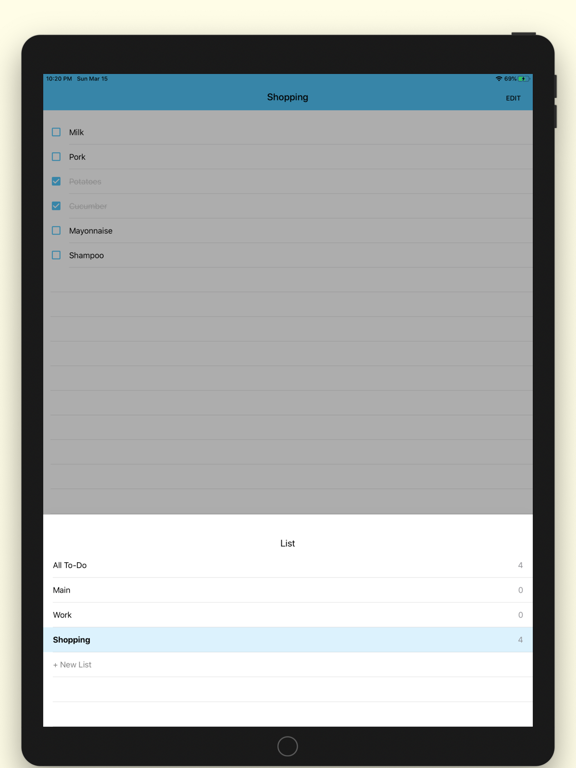 To-Do List - Sorra iPad screenshot 5 - Productivity app