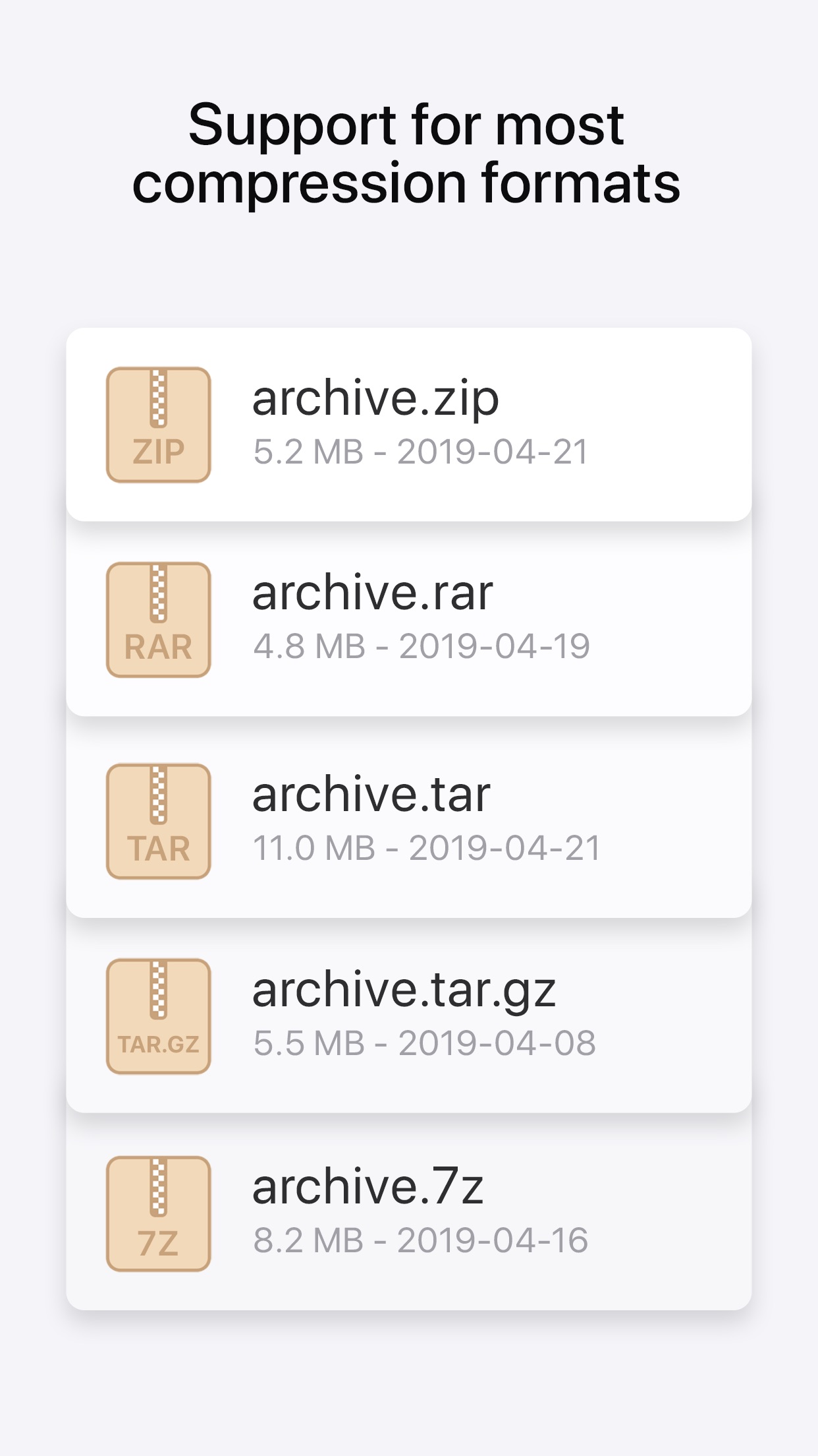 Screenshot 2 of Zip & Rar