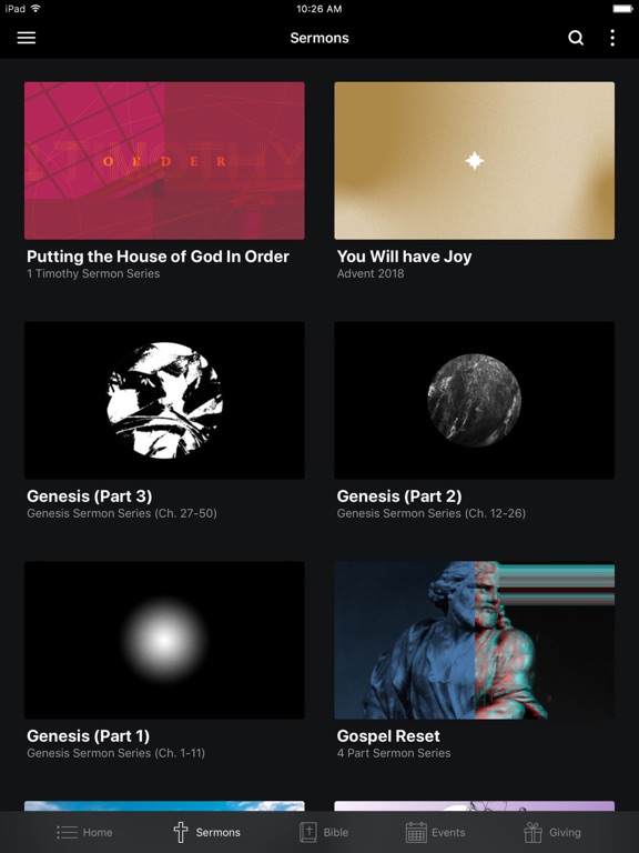 Cities Church iPad screenshot 2 - Lifestyle app