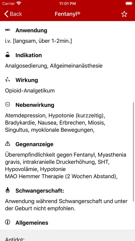 Notfallmedikamente Pro 4 screenshot 5 of 6
