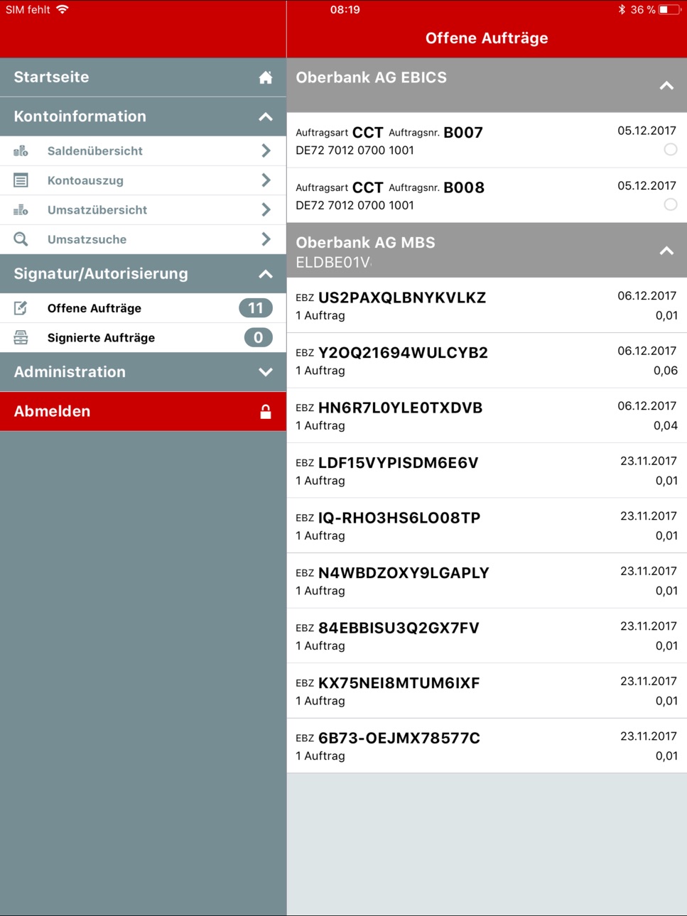 iPad screenshot