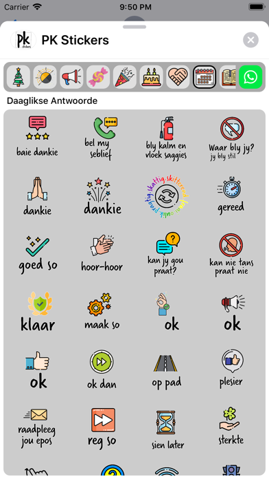 PK Stickers Screenshot