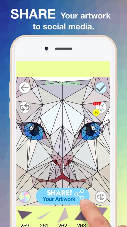 Low-Poly Art color by number screenshot-5