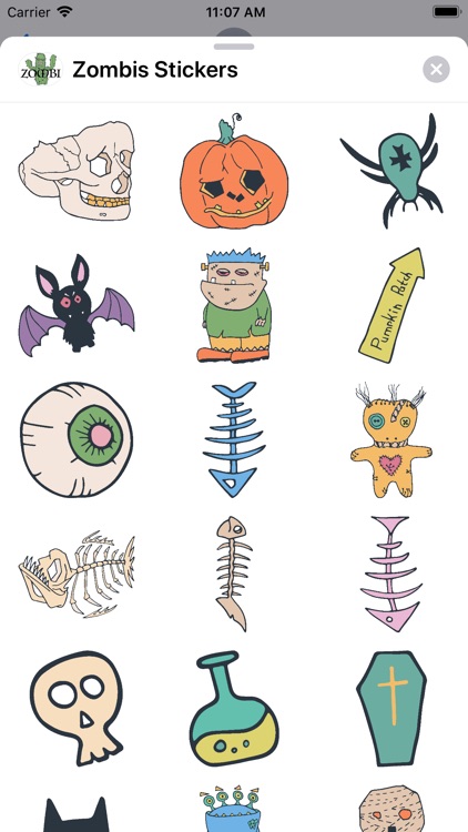 Zombis Stickers