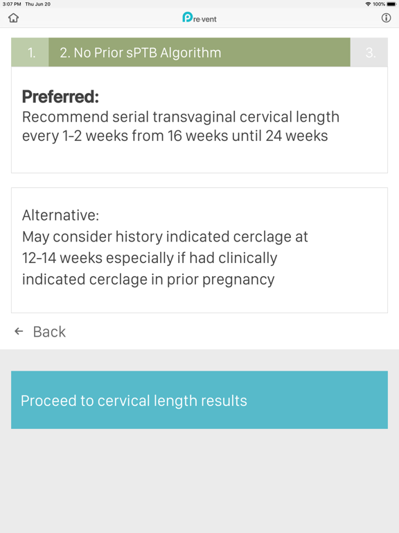 Pre-vent iPad screenshot 4 - Medical app