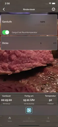 Screenshot 3 Sous Vide - Garzeiten Rechner iphone