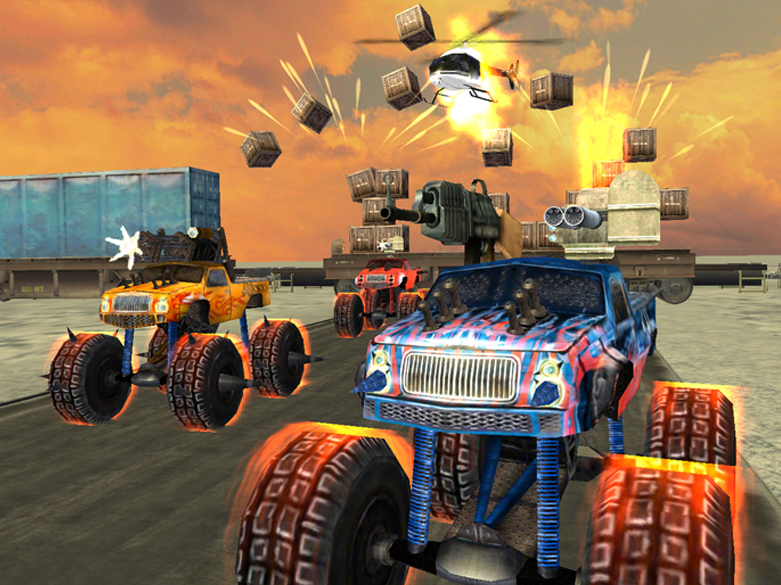 Crazy Monster Truck Fighter 3D
