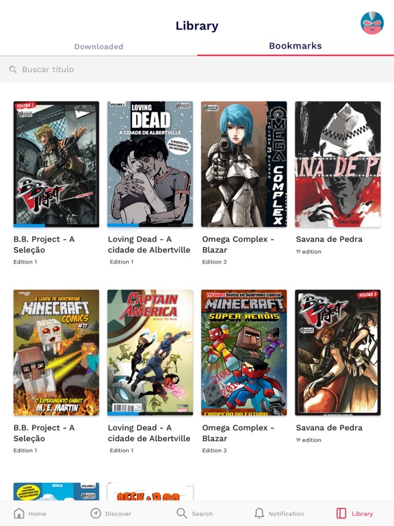 Super Comics iPad screenshot