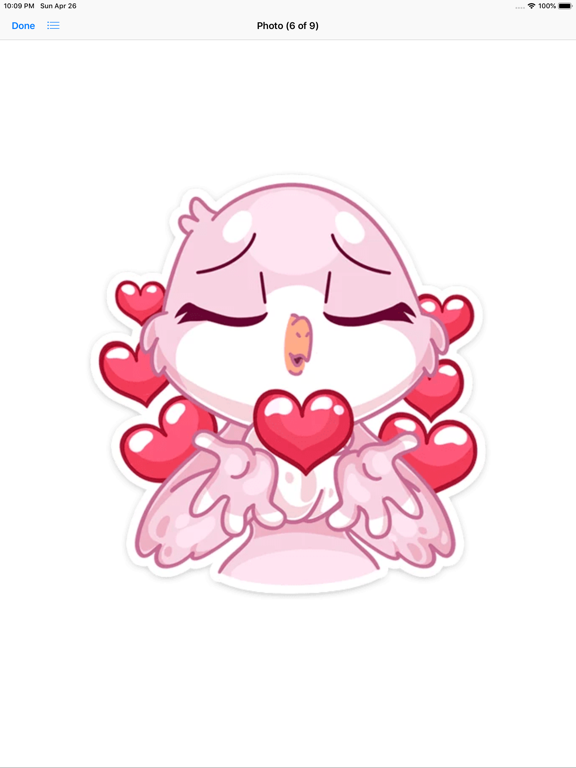 Finn & Fenech Love story iPad screenshot 7 - Stickers app