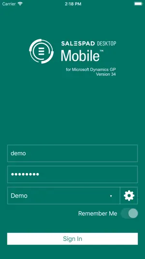 SalesPad Mobile screenshot 1