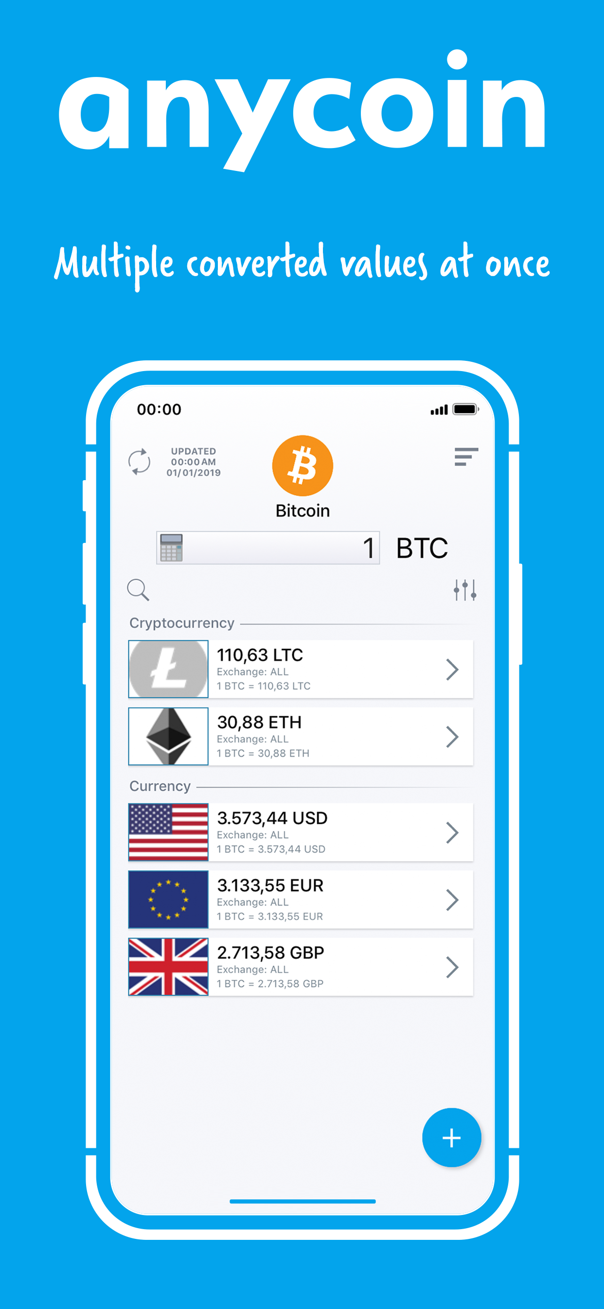 ANYCOIN Crypto Converter