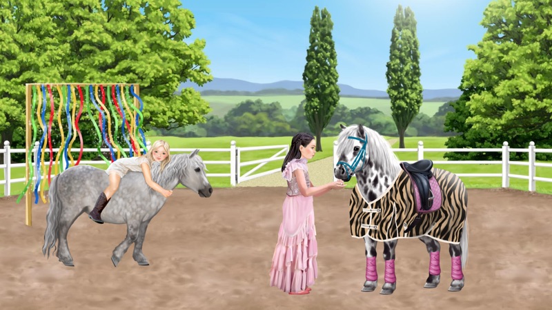 Pony und Reiter Anziehspass screenshot 8