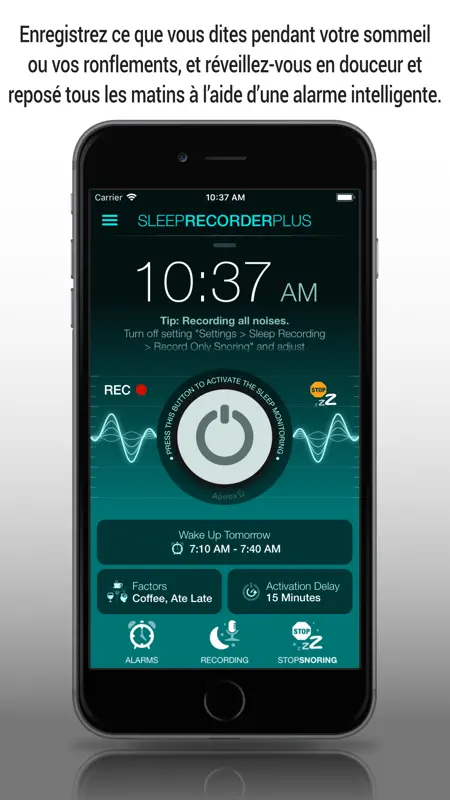 Sleep Recorder Plus screenshot 1 of 5