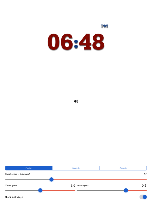 Screenshot #4 pour Clock Talk Speak