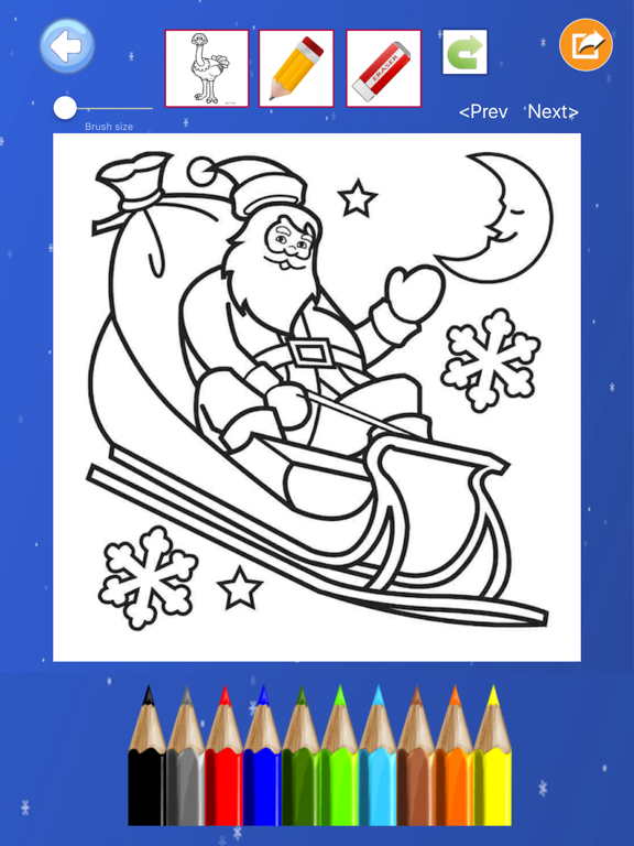 Screenshot #4 pour Christmas Santa Claus Coloring