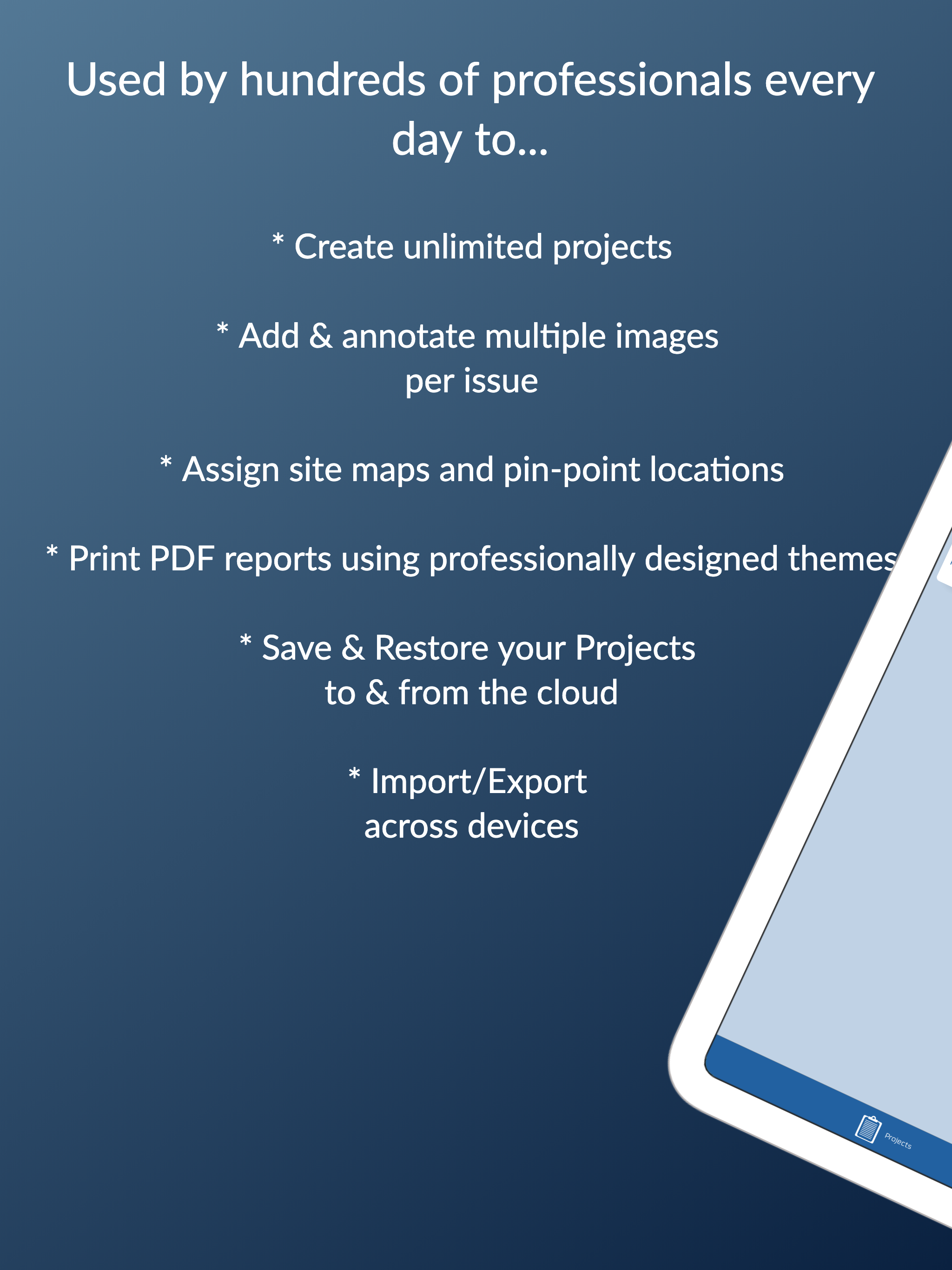 Snag List Pro - Audit & Report screenshot 7