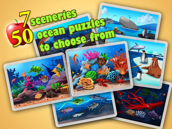 Ocean Jigsaw Puzzle 123 iPad