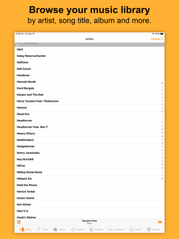 Screenshot #4 pour ClassicPod Music Player