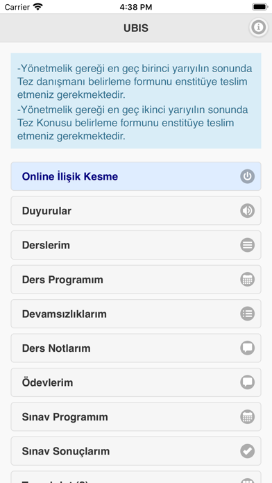 UBIS screenshot