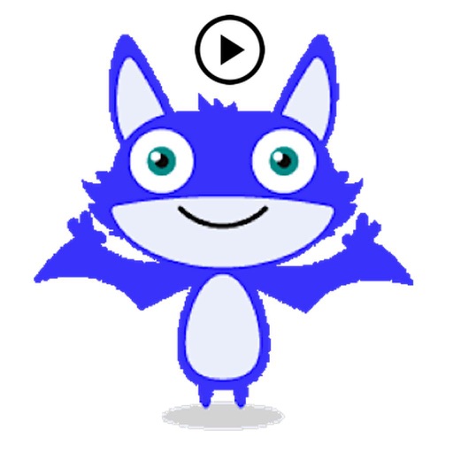 Animated Little Bat Sticker icon