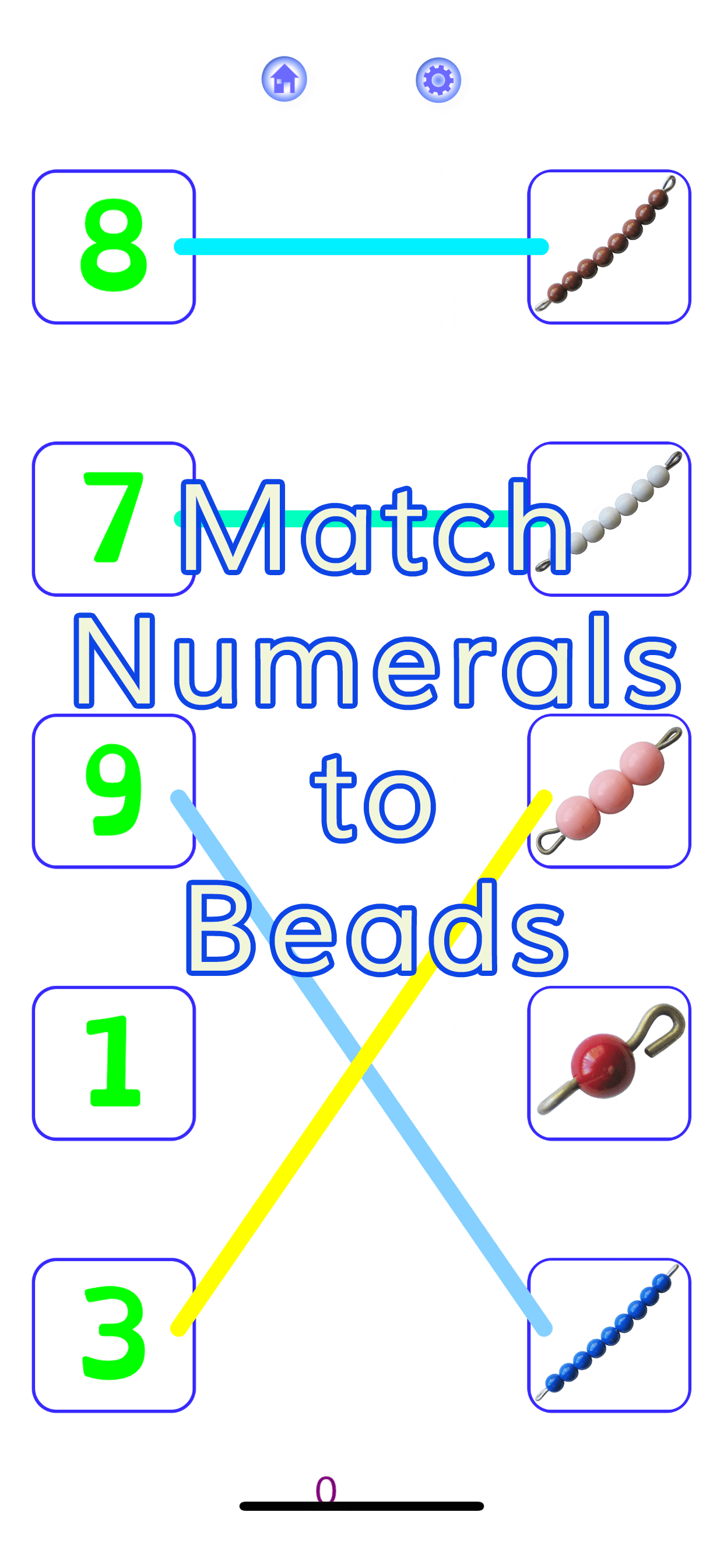 123 NUMBER MAGIC Line Matching