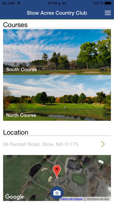 WEI Golf Tournament App Screenshot