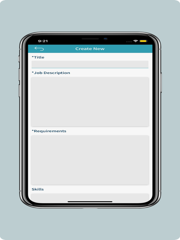 Quick Hire iPad screenshot