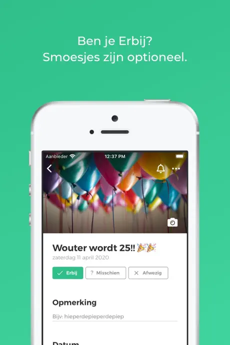 Erbij - wie komen er?