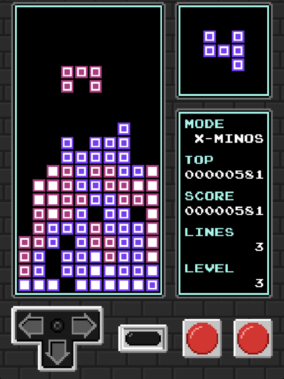 X-minos iPad screenshot
