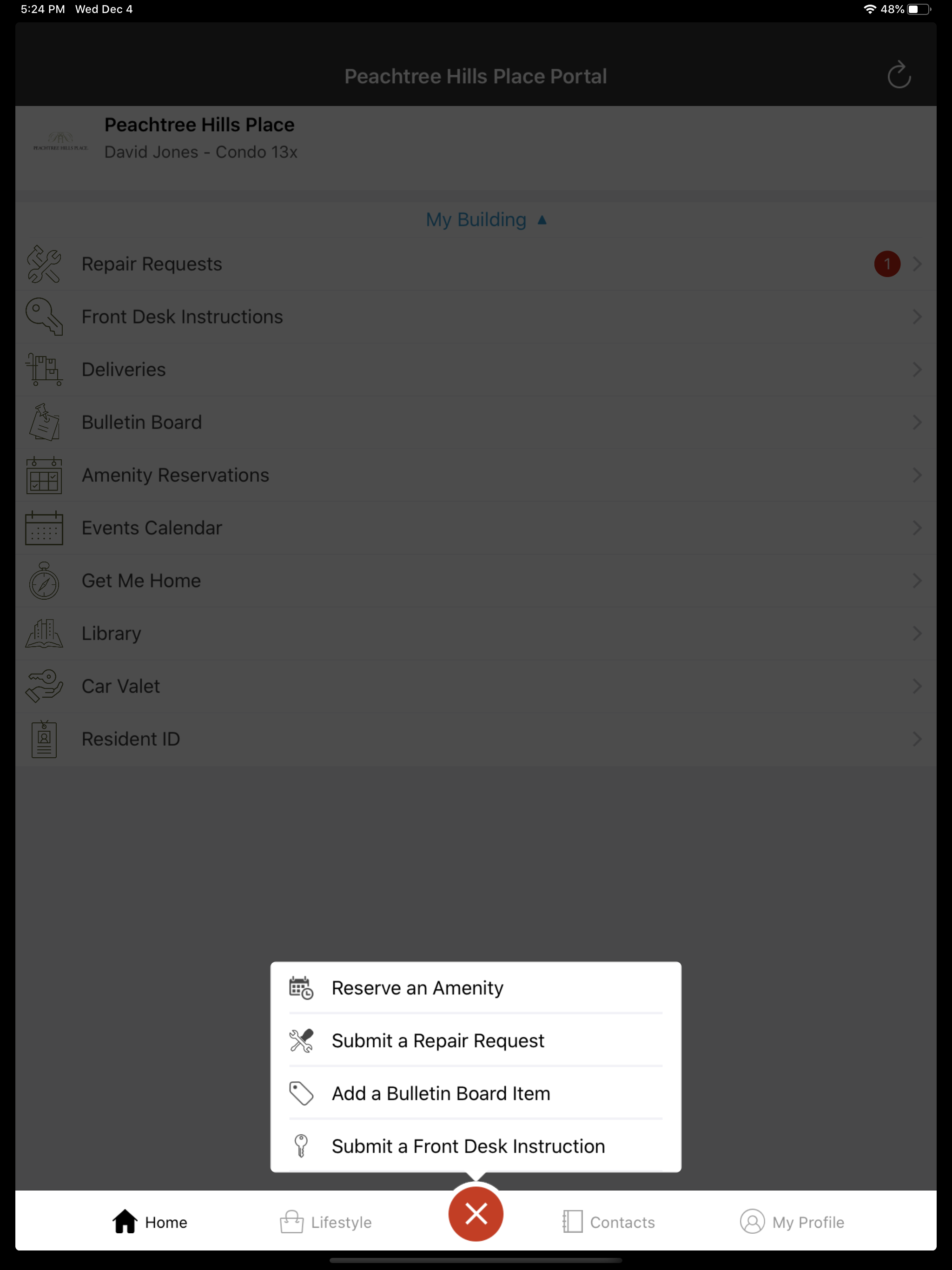 Peachtree Hills Place Portal screenshot 6