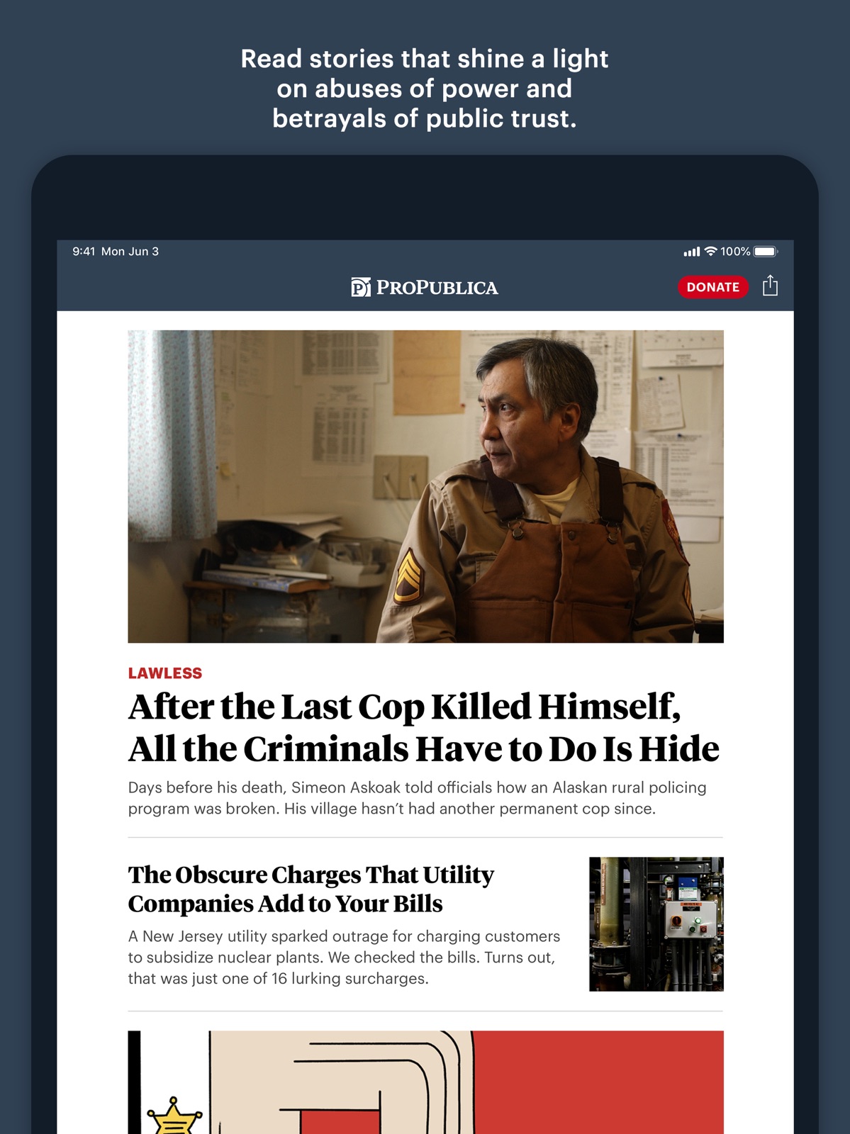 ProPublica ipad screenshot 3