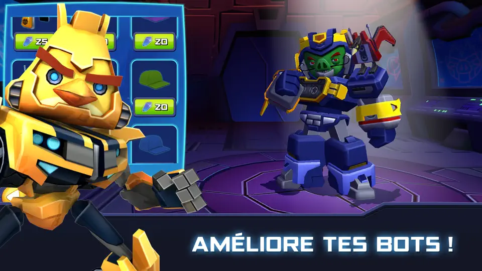 Capture d'écran de Angry Birds Transformers sur iPhone 2
